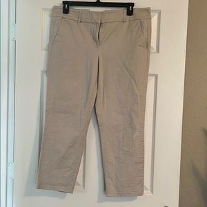 Loft Khaki Capri